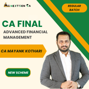 CA Final Advanced Financial Management (AFM) Regular Batch by CA Mayank Kothari