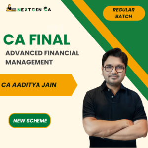CA Final Advanced Financial Management (AFM) Regular Career Oriented Stock Market Batch by CA Aaditya Jain