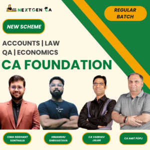 CA Foundation- April 25 Batch [For Sep-2025 Exams] By- Expert Faculties