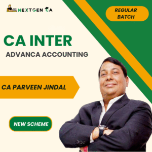 CA Inter Advance Accounting Regular Batch by CA Parveen Jindal