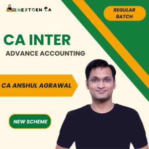 CA Inter Advanced Accounting Regular Batch by CA CS Anshul Agrawal