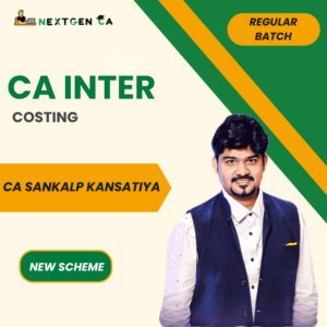 CA Inter Cost & Management Accounting (Costing) Regular Batch by CA Sankalp Kanstiya