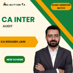 CA Inter Audit Exam Oriented Batch By CA Rishabh Jain