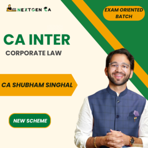 CA Inter Corporate & Other Laws Exam Oriented Batch by CA Shubham Singhal