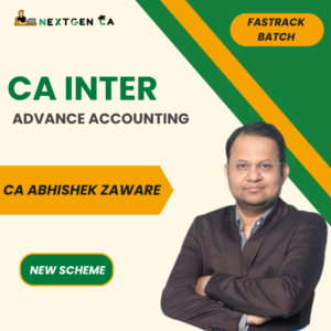 CA Inter Advance Accounting Fastrack Batch by CA Abhishek Zaware