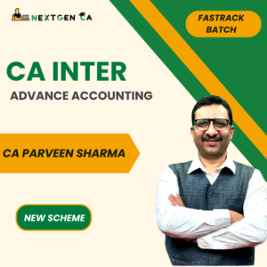 CA Inter Advanced Accounting Fastrack Batch By CA Parveen Sharma