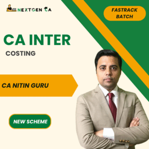 CA Inter Costing Fastrack Batch by CA Nitin Guru