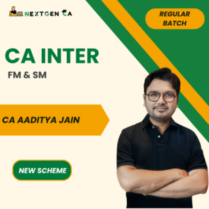 CA Inter FM & SM Regular Career Oriented Batch by CA Aaditya Jain